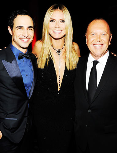 YesWeTrend- Zac Posen, Heidi Klum and Michael Kors Fashion Week Stars 2013 foto: Instyle