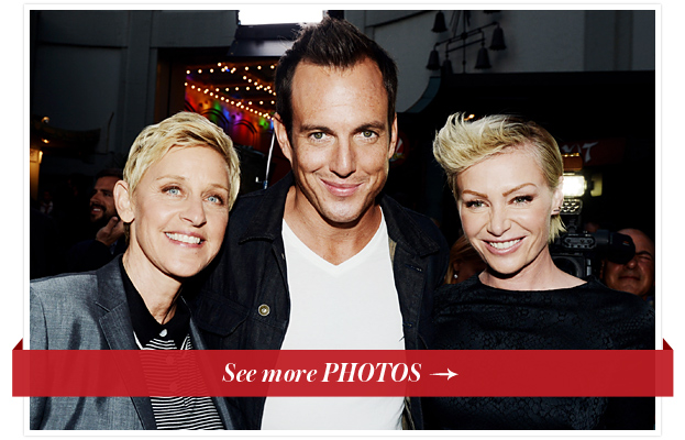 Ellen DeGeneres, Will Arnett, Portia de Rossi