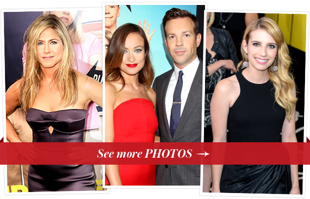 Parties: Jennifer Aniston, Jason Sudeikis and Emma Roberts 