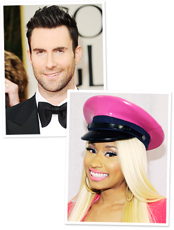Nicki Minaj Adam Levine