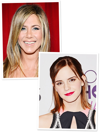 People's Choice Awards Makeup - Jennifer Aniston - Emma Watson
