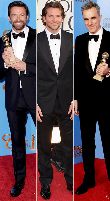 Hugh Jackman, Bradley Cooper, Daniel Day-Lewis