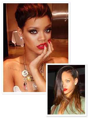 New Hairstyle Alert: Rihanna’s Red Pixie : InStyle.com What's Right