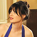 New Girl Fashion: Zooey Deschanel's Blue Dress Was Custom Made