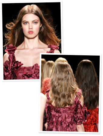 Jill Stuart fall 2013 hair