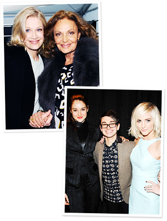 Diane Sawyer, Diane von Furstenberg, Shailene Woodley, Christian Siriano