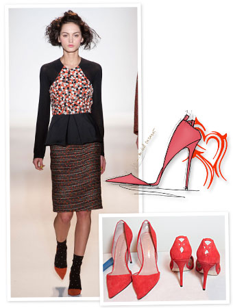 Lela Rose fall 2013 shoes