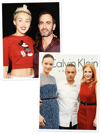 Miley Cyrus, Marc Jacobs, Olivia Wilde, Jessica Chastain