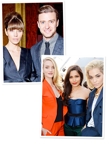 London Fashion Week celebrities
