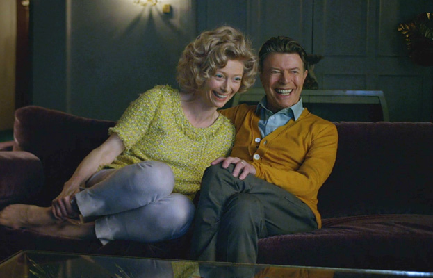 Tilda Swinton and David Bowie