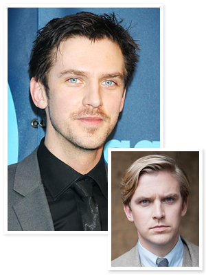 Dan Stevens brown hair
