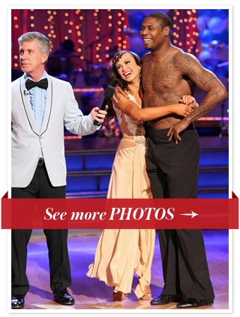 Jacoby Jones and Karina Smirnoff on Dancing with the Stars
