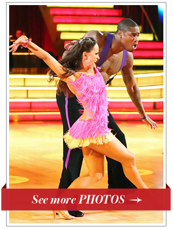 Jacoby Jones and Karina Smirnoff on Dancing with the Stars