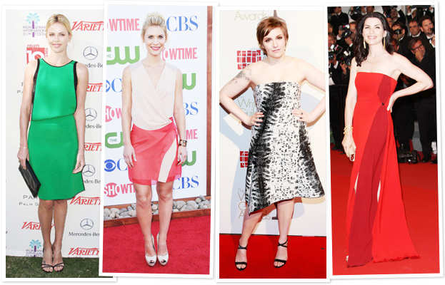 Charlize Theron, Claire Danes, Lena Dunham, Julianna Margulies