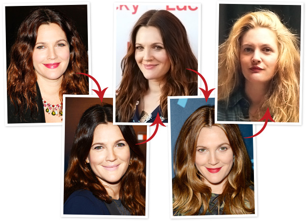 Drew Barrymore Hair Color