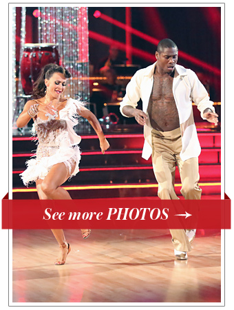Karina Smirnoff and Jacoby Jones on Dancing with the Stars