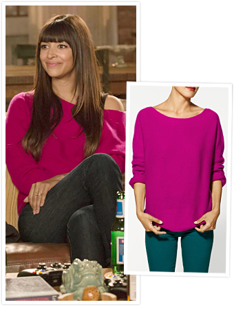 New Girl Cece Pink Sweater