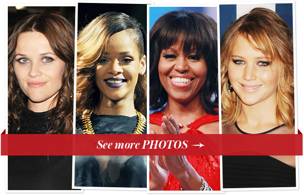 New Hair 2013 - Michelle Obama - Reese Witherspoon - Rihanna- Jennifer Lawrence