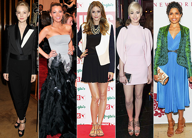 Carey Mulligan, Blake Lively, Olivia Palermo, Anne Hathaway, Freida Pinto