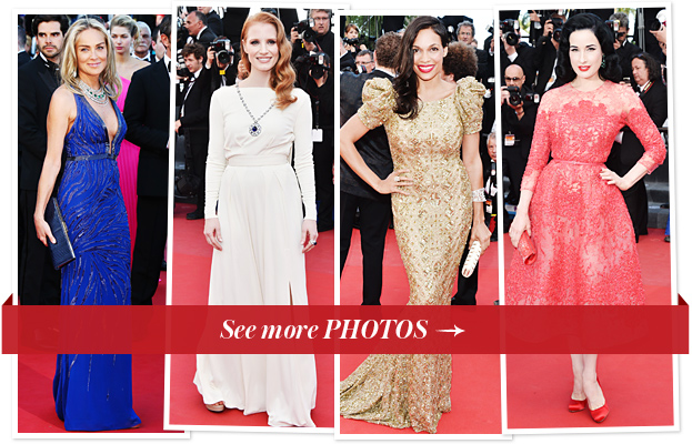 Sharon Stone, Jessica Chastain, Rosario Dawson, Dita Von Teese