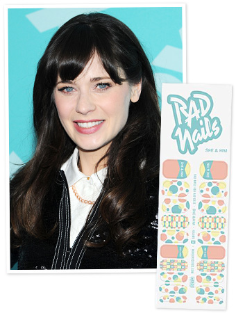 Zooey Deschanel Nails
