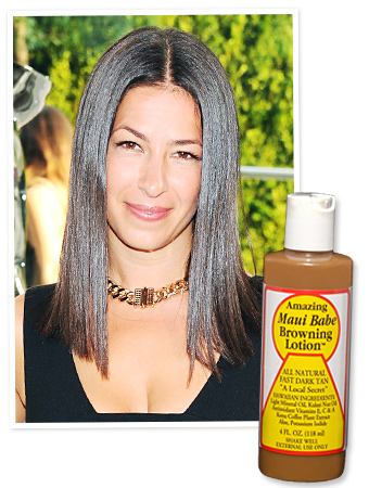 Rebecca Minkoff and Maui Babe Tanning Lotion