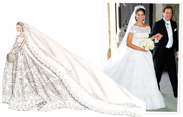 Sweden Princess Wedding Dress Valentino