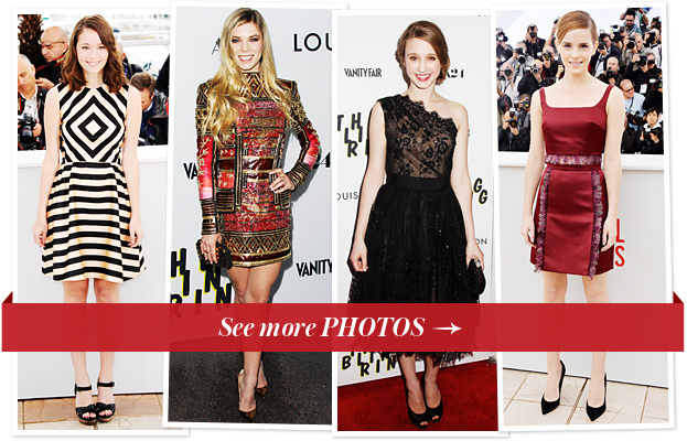 Katie Chang, Claire Julien, Taissa Farmiga and Emma Watson's Red Carpet Styles