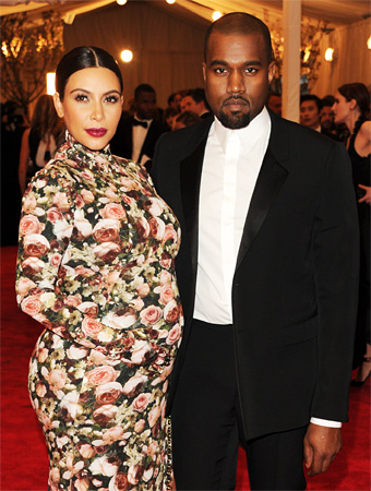 Kim Kardashian and Kanye West
