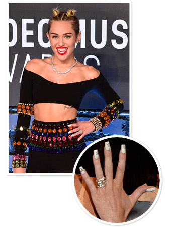 Miley Cyrus VMA Nails