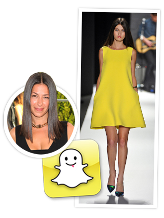 Rebecca Minkoff and Snapchat