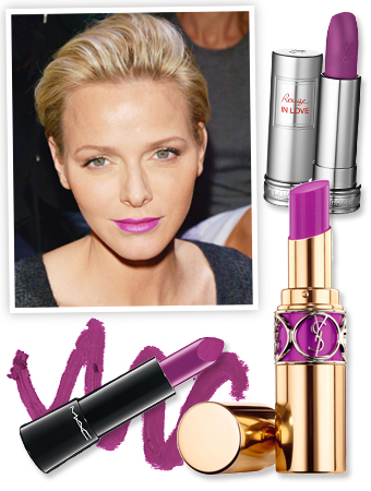 Princess Charlene Purple Lipstick