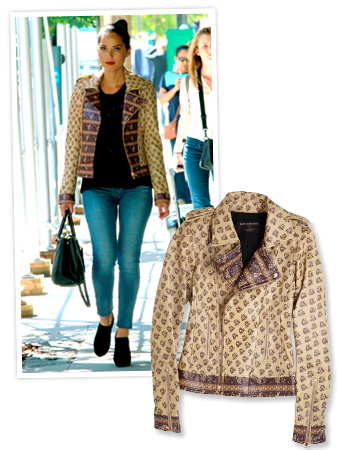 Olivia Munn Moto Jacket