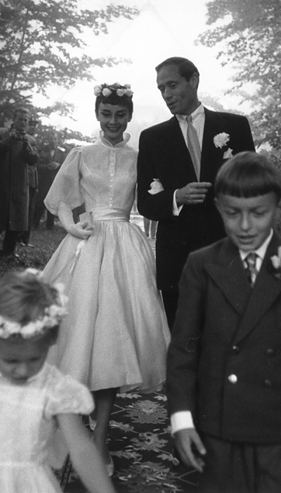 Celebrity Wedding Dresses - Audrey Hepburn