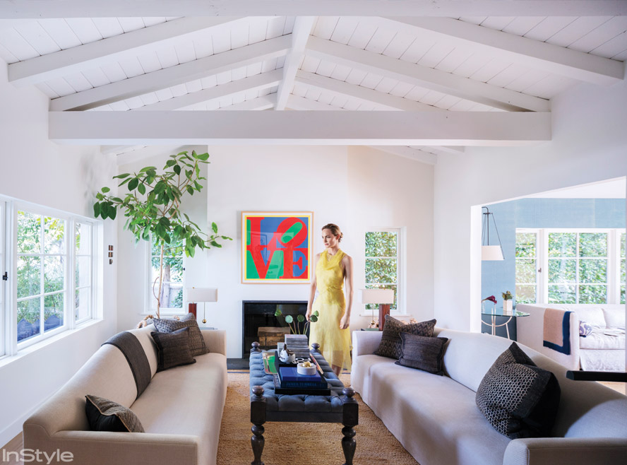 The Living Room Amber Valletta Santa Monica Home Tour