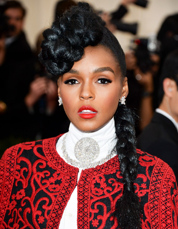 Janelle Monae The Best Celebrity Side Braids InStyle