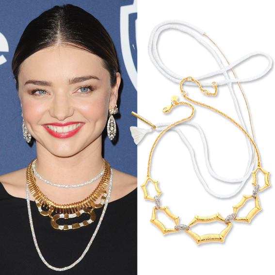 Mix Beads With Metal 9 CelebrityInspired Ways to Layer Necklaces