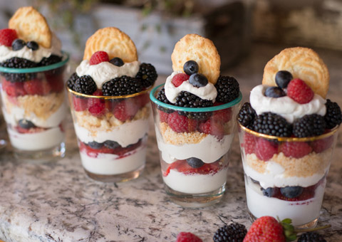 Red, White, and Blue Berry Parfaits - The Forest Feast