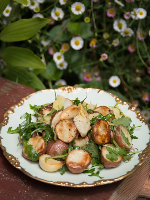 Artichoke Potato Salad - The Forest Feast
