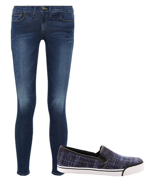 frame denim shoes