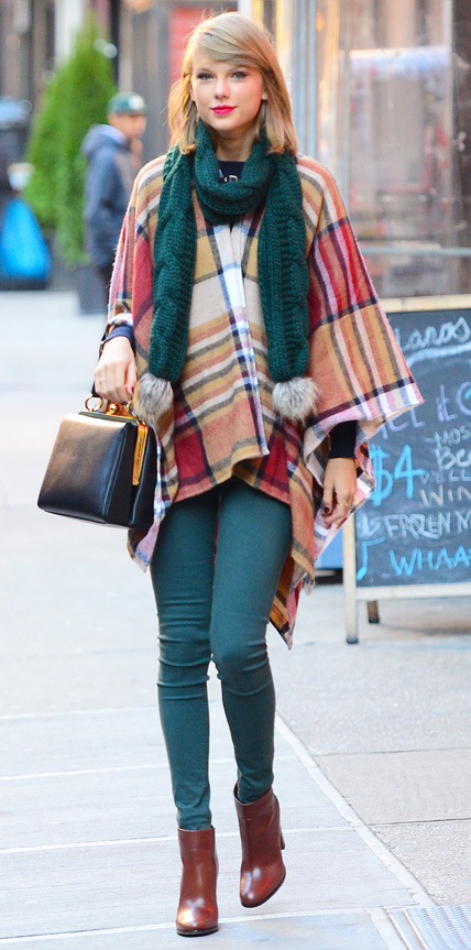 Celebs Bundled Up: Taylor Swift