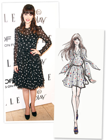 Zooey Deschanel for Tommy Hilfiger