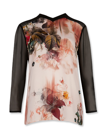 Ashley Benson's Printed Blouse