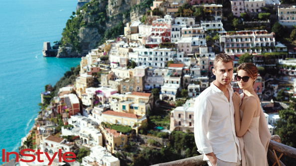 Theo James and Shailene Woodley, InStyle
