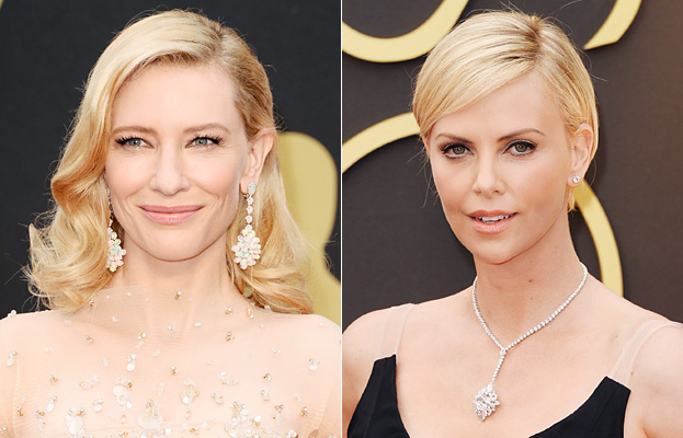 Cate Blanchett and Charlize Theron