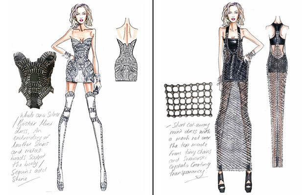 Versace sketches