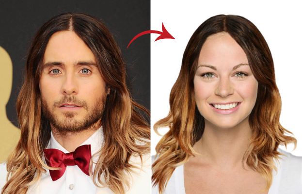 Jared Leto Hair - Hollywood Makeover Tool