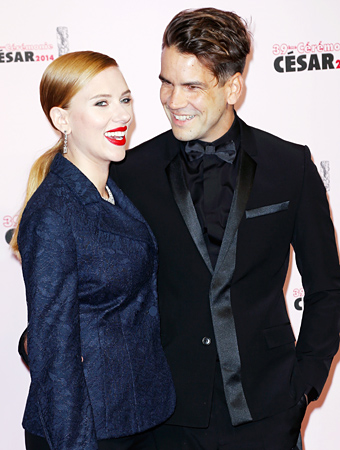 Scarlett Johansson and Romain Dauriac