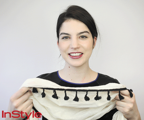 How-To Scarf: Celine GIF 2