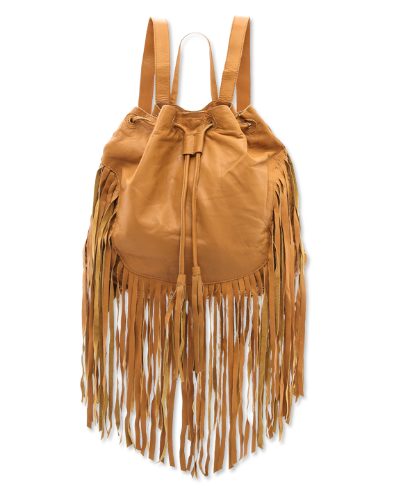 Cleobella Fringe Backpack What to Pack Your Coachella Festival